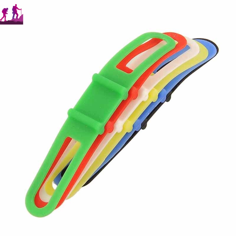 Dây Đai Silicon Giữ Đèn Pin Gắn Tay Lái Xe Đạp Tiện Dụng