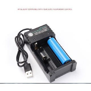Sạc Pin 18650 Bmax Đầu USB - Sạc 2 Pin (2 Khe)