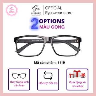 Mắt kính nữ 👀FREESHIP👀 Gọng kính cận mắt vuông phụ kiện thời trang 1119