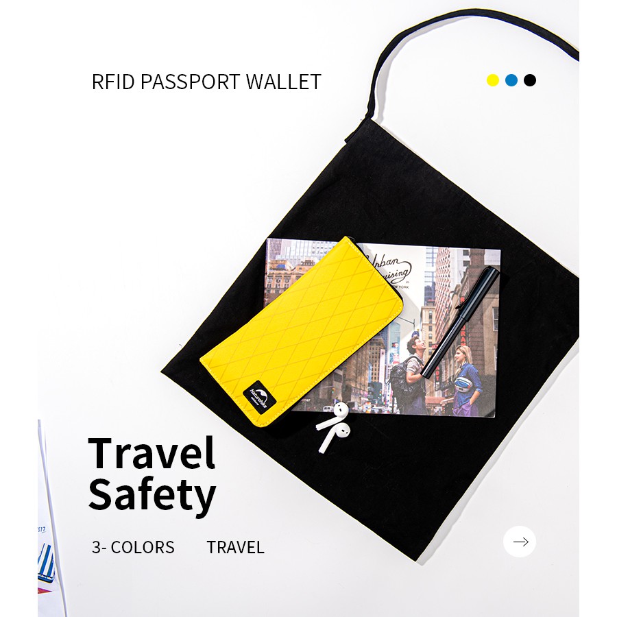 Ví đựng Passport NatureHike NH19BB087 RFID Blocking 2020