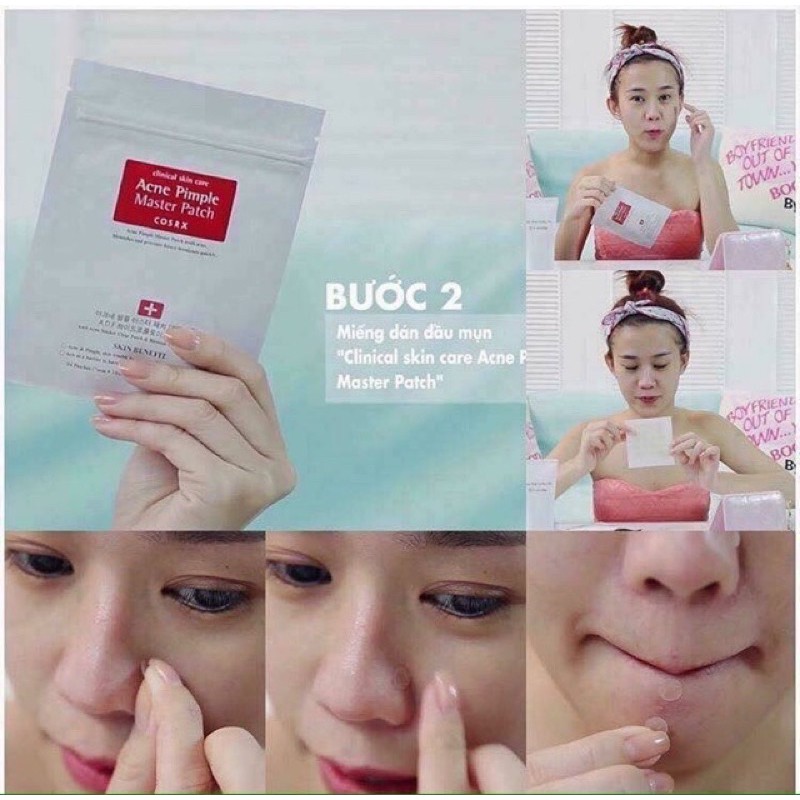 Miếng Dán Mụn Cosrx Acne Pimple & Clear Fit Master Patch