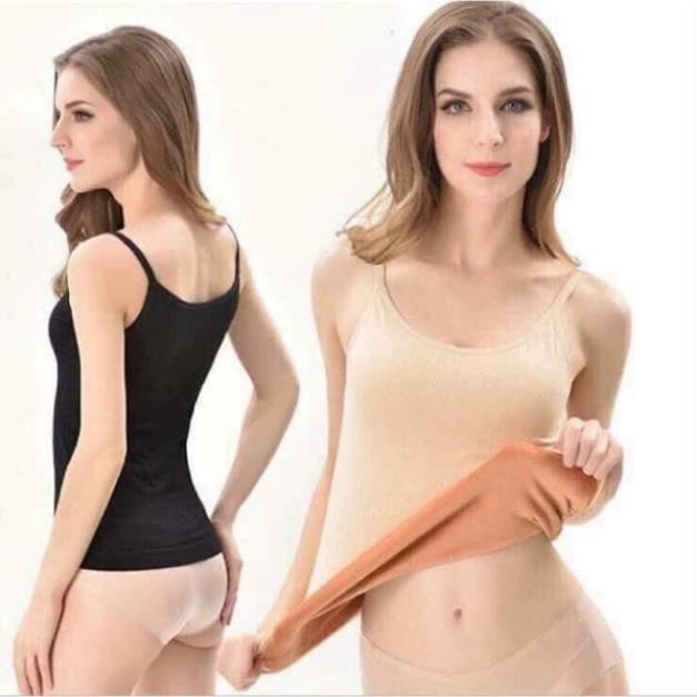 Sỉ áo 2 dây lót lông giữ nhiệt siêu ấm cho nữ