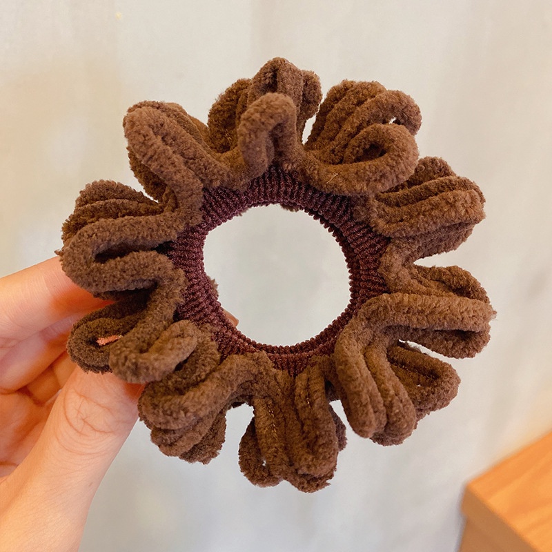 Dây buộc tóc cao su co giãn hình gấu dễ thương cho nữ