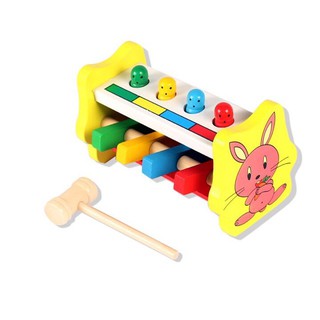 Đồ chơi gỗ - Đập chuột hình thỏ