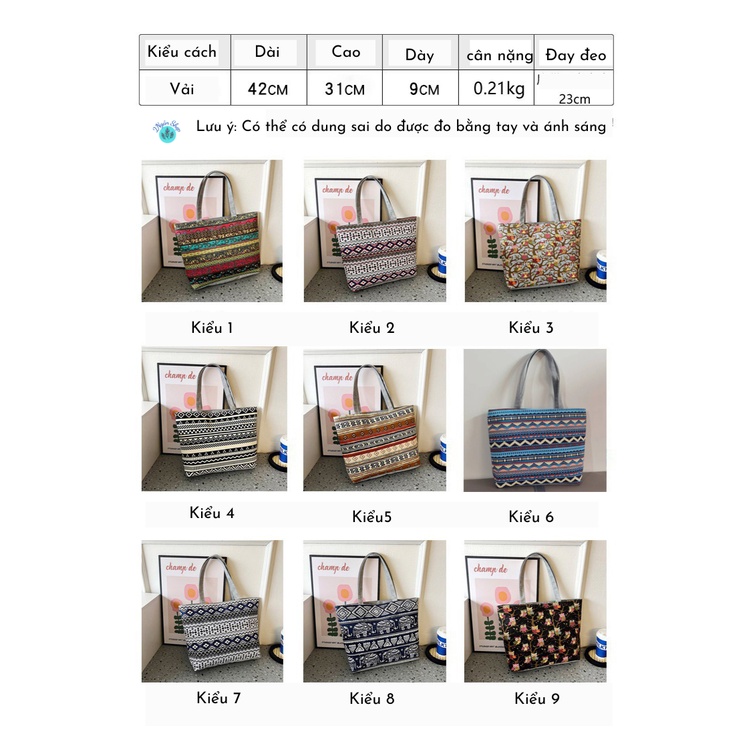 Túi Đeo Vai Dung Tích Lớn Họa Tiết Bắt Mắt Phù Hợp Học Sinh, Sinh Viên 2N021- 2 Ngân shop