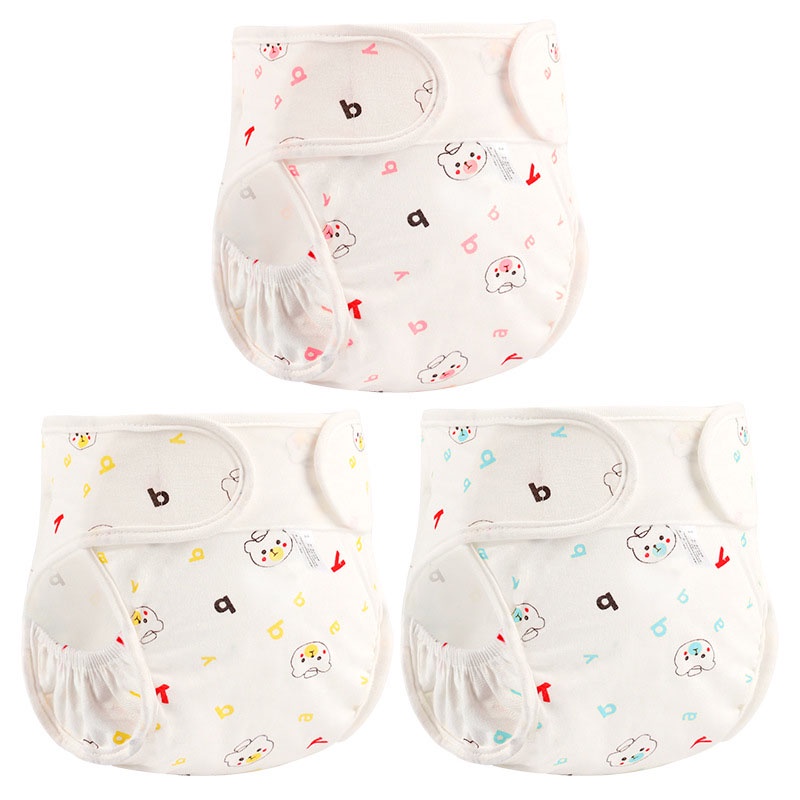 Tã quần cotton mềm mại chống thấm nước có thể điều chỉnh và tái sử dụng cho bé