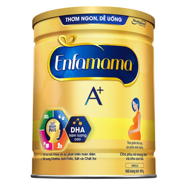 Sữa bột Enfamama hương Vanila 400g