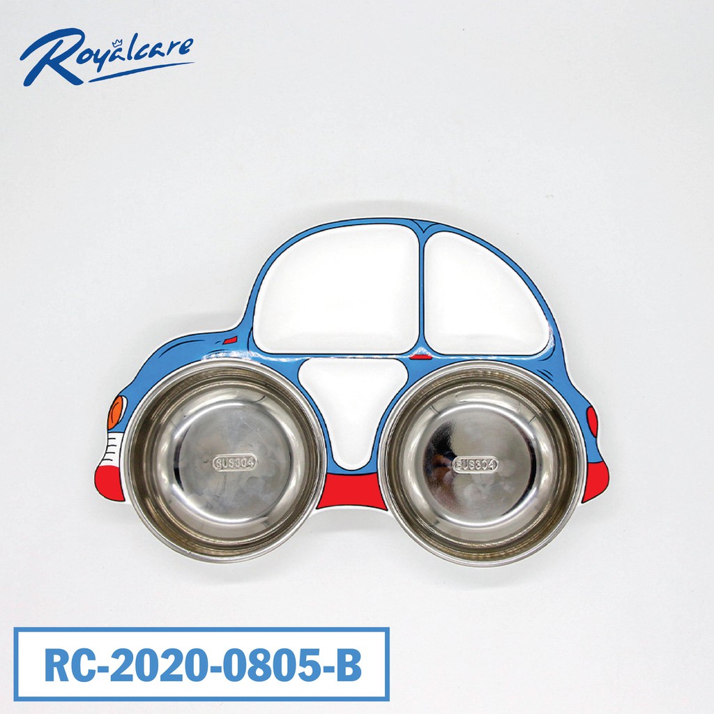 Set khay ăn Royalcare hình ô tô cho trẻ em ăn dặm