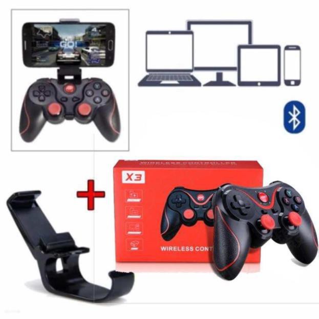 TAY CẦM CHƠI GAME BLUETOOTH T3 - TAY CẦM GAME TERIOS T3 - GAMEPAD T3 / X3/X7/C8S