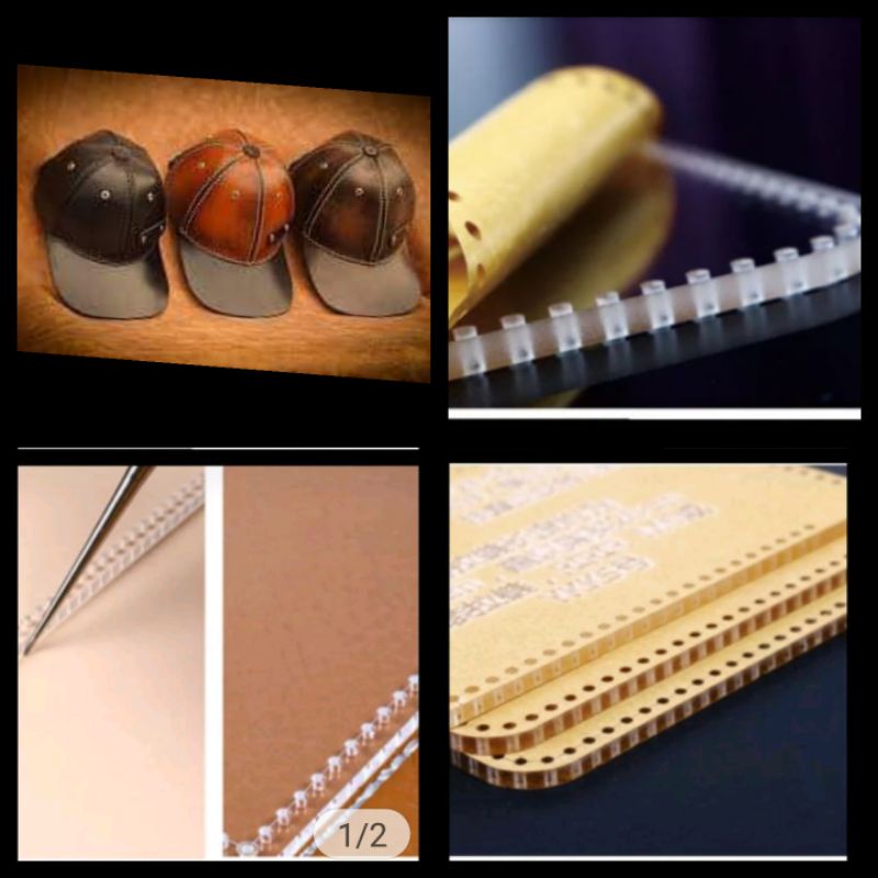 Mẫu rập dùng làm mũ da bóng chày leather handmade tool