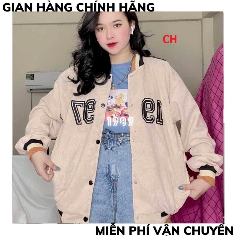 Áo khoác bomber nhung tăm 97,Áo khoác form rộng UNISEX kiểu Hàn quốc ulzzang , Áo khoác bomber nam nữ dù THỜI TRANG 1989