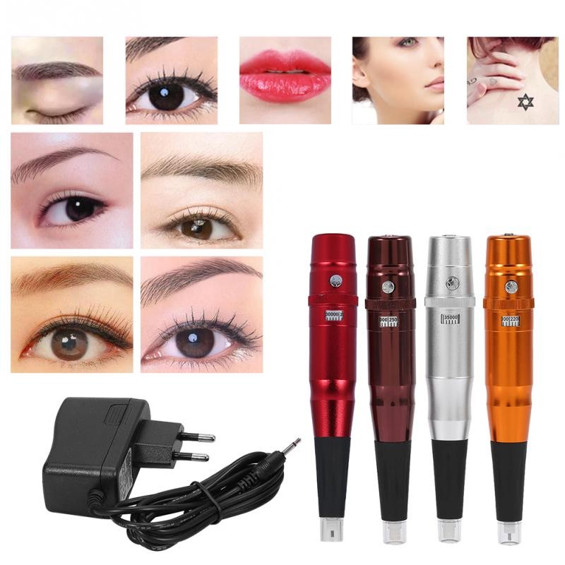 (hàng Mới Về) Máy Xăm Lông Mày / Lông Mày / Môi Dạng Xoay Tiện Dụng