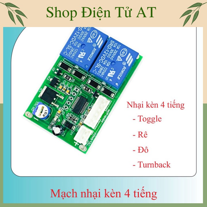 ⚡COMBO SỐ⚡ 50 Mạch Nhại Kèn Ô Tô, Xe Máy 4 tiếng