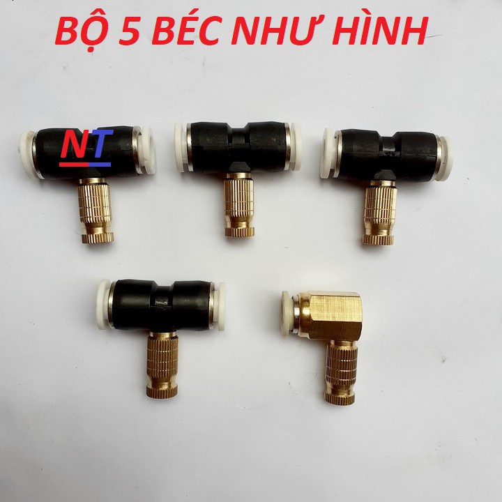 [ 5 cái ] Béc phun sương số 1-2-3-4-5-6-8 tưới lan/rau/ hoa (đầu béc phun sương)