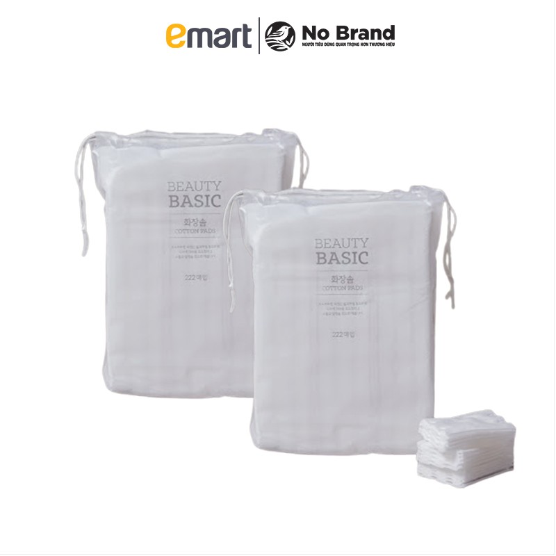 [Combo 2] Bông Tẩy Trang Cotton Emart 222 Miếng - Emart VN