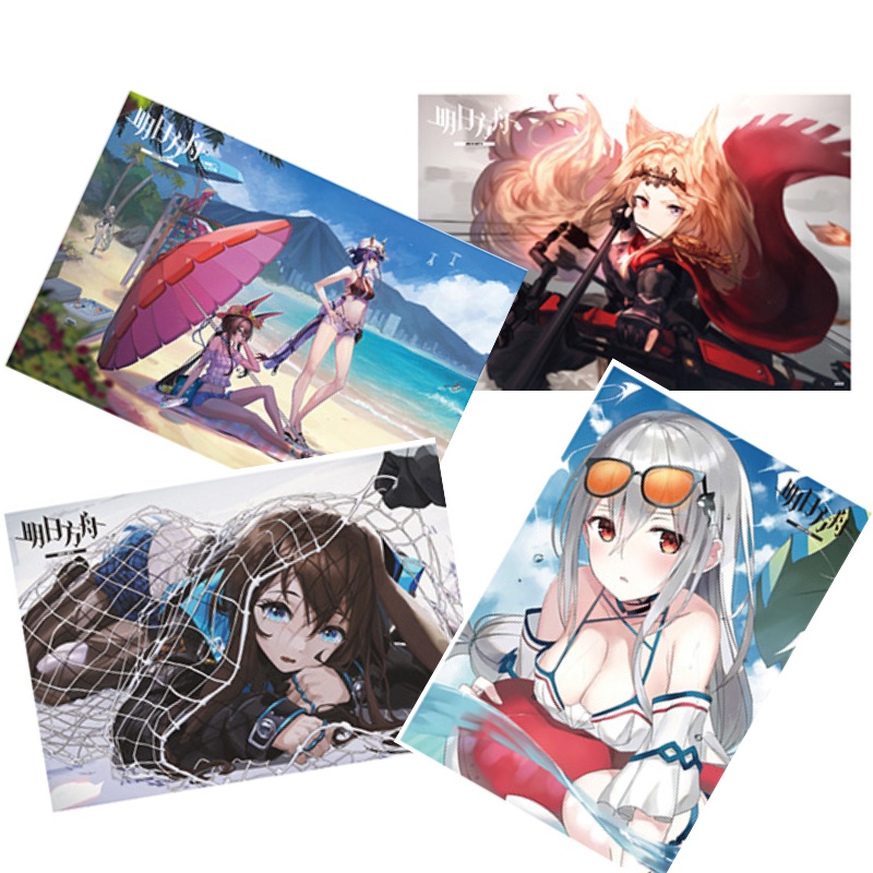 Arknights Set 8 tấm tranh poster anime siêu chất size to bự