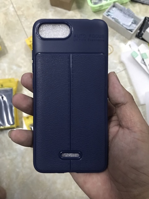 Ốp lưng Xiaomi Redmi 6/ Xiaomi Redmi 6A dẻo giả da siêu bền