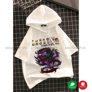 Áo hoodie tay lỡ Kaneki Anime Tokyo Ghoul 98HU