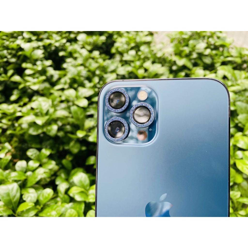 Cường lực Camera KUZOOM BLING DIAMOND dành cho iphone 12 Mini/ 12 Max/ 12 Pro / 12 Promax