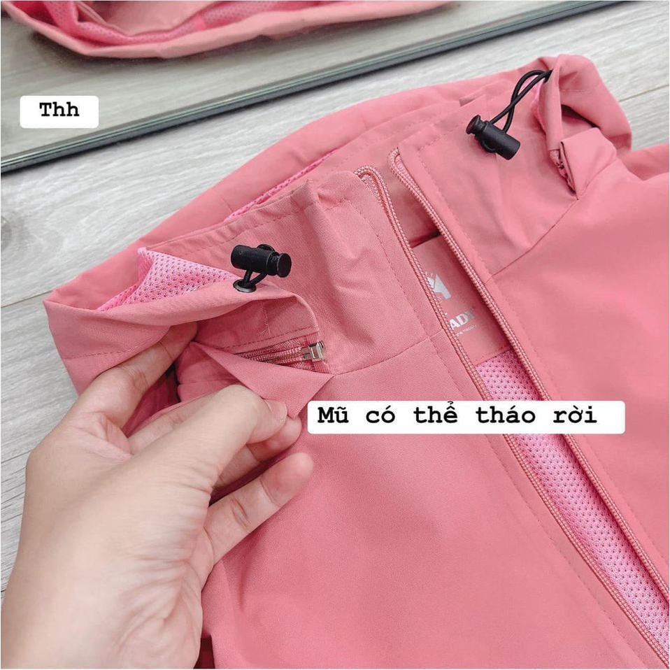 Áo khoác gió nữ 2 lớp cao cấp vải gió tráng bạc ,áo gió nữ 2 lớp lót lưới chống nước chống gió ngăn UV STOREPHUONGLOAN