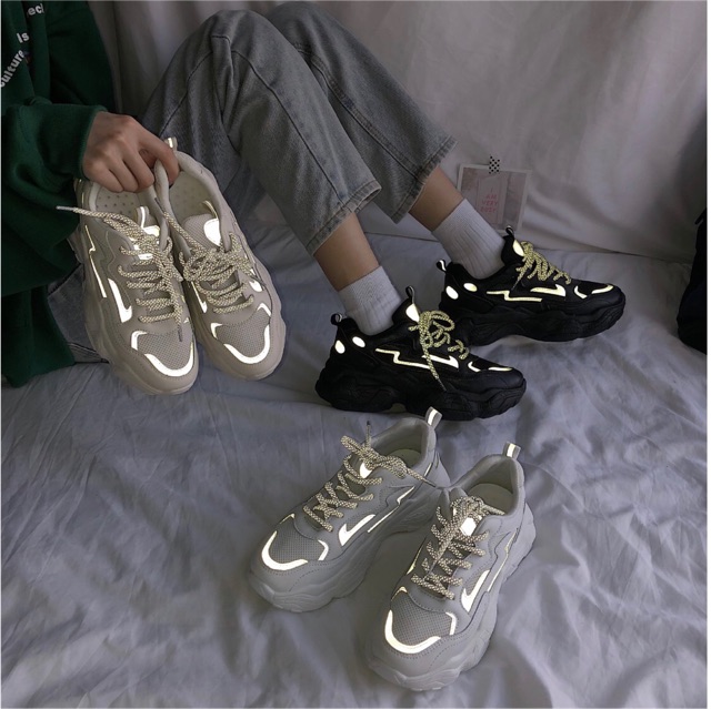 Giày thể thao sneaker độn đế năng động