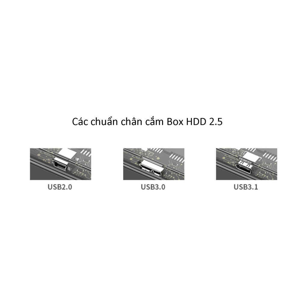 Box HDD 2.5 chuẩn USB 2.0