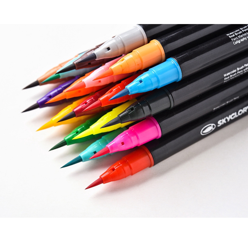 Set 12 / 24 / 36 bút màu nước viết thư pháp đa năng chất lượng cao