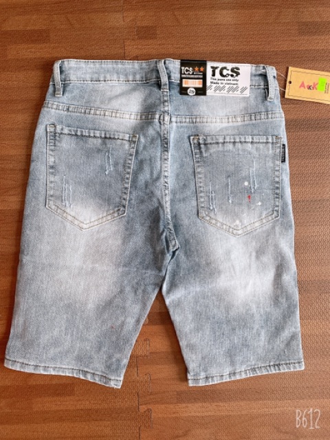 Quần short jean nam King168 , quần short nam cao cấp S01A