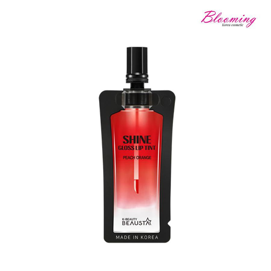 Son Tint Bóng, Siêu Lì, Căng Mọng Môi Hàn Quốc Beausta-Shine Gloss Lip Tint-Peach Orange 4ml | BigBuy360 - bigbuy360.vn