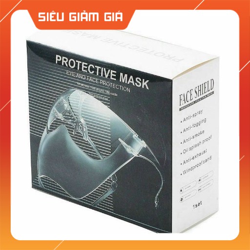 [RẺ VÔ ĐỊCH] Combo 2 Kính Chống Giọt Bắn NHÁM FACE SHIELD LOẠI 1 Phòng Chống Dịch HỘP Như Hình, Chống Bụi Và Dầu Chiên