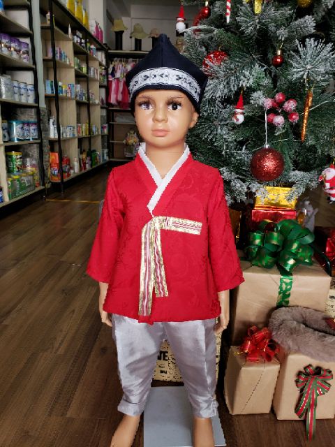 Mũ hanbok cho bé trai nơ phía sau