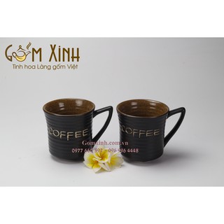 Cốc sứ Bát Tràng_Tách sứ coffee có quai (50.000đ/1 cái)