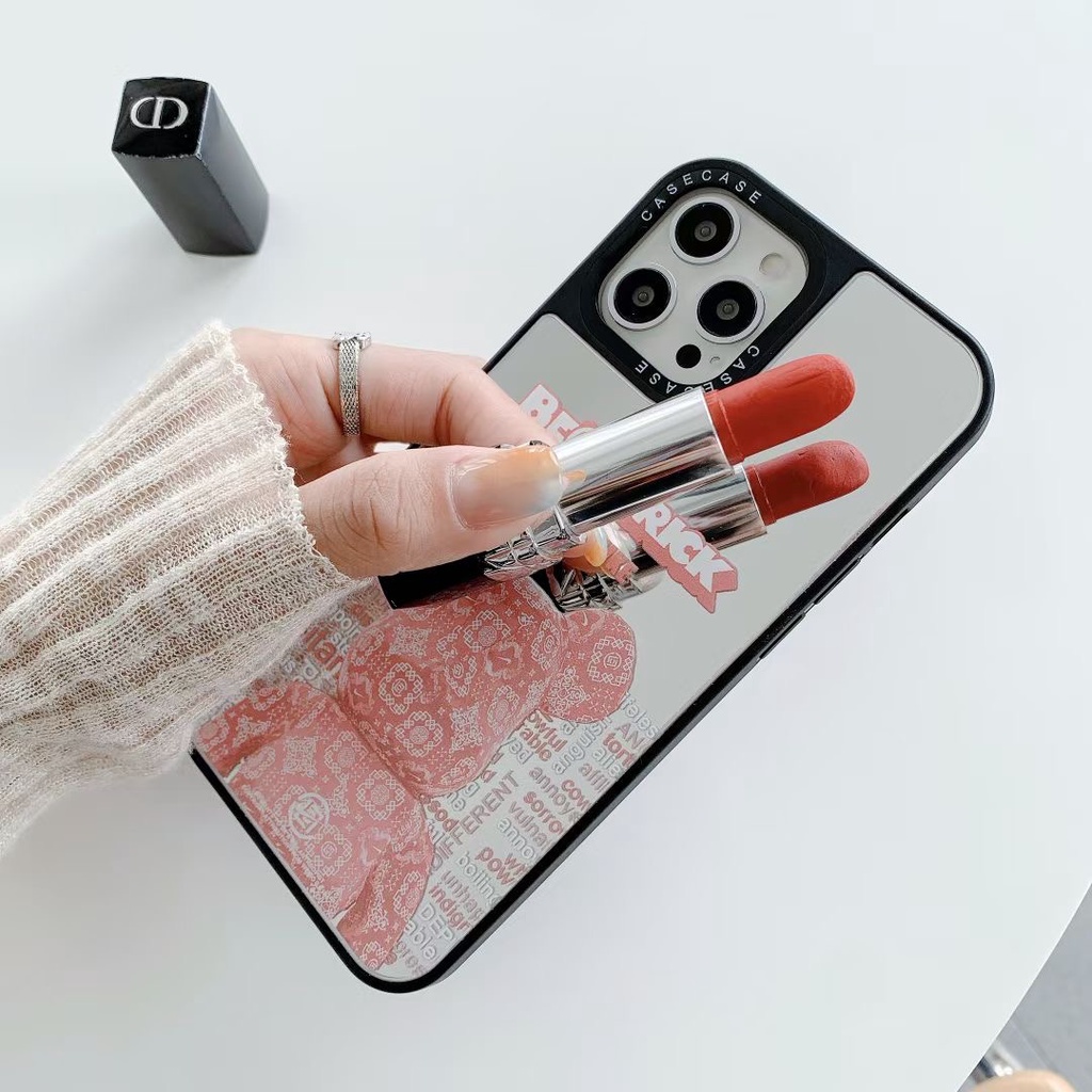 Sang Trọng Ốp Điện Thoại Mặt Gương In Hình Gấu Thời Trang Cho Iphone 12pro Max 12mini 11pro Max Xs Max Xr Se 2020 7 8 Plus | BigBuy360 - bigbuy360.vn