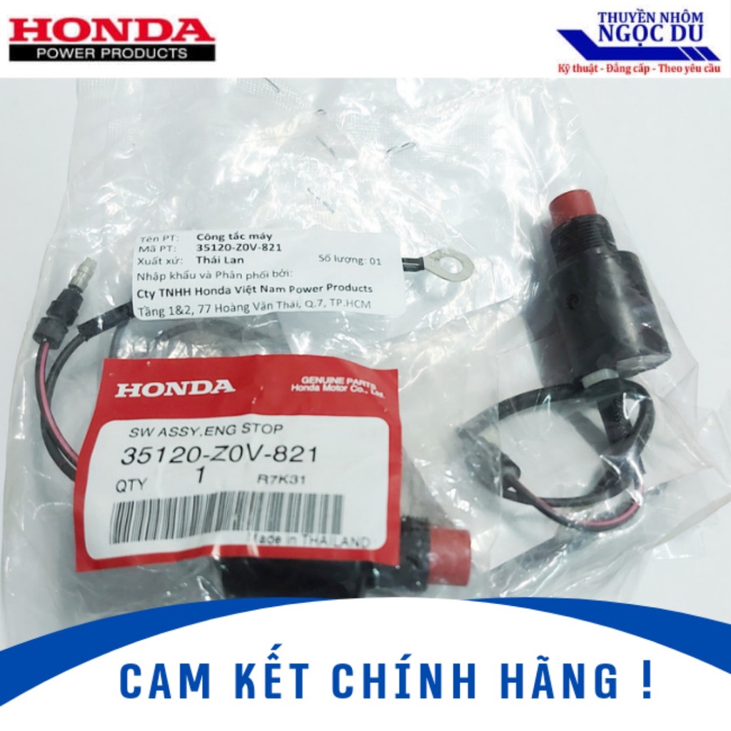 Công Tắc Máy Honda GX200, Dùng Cho Động Cơ Xăng HONDA MEGA , Chạy Thuyền, Chạy Xuồng, 35120-Z0V-82