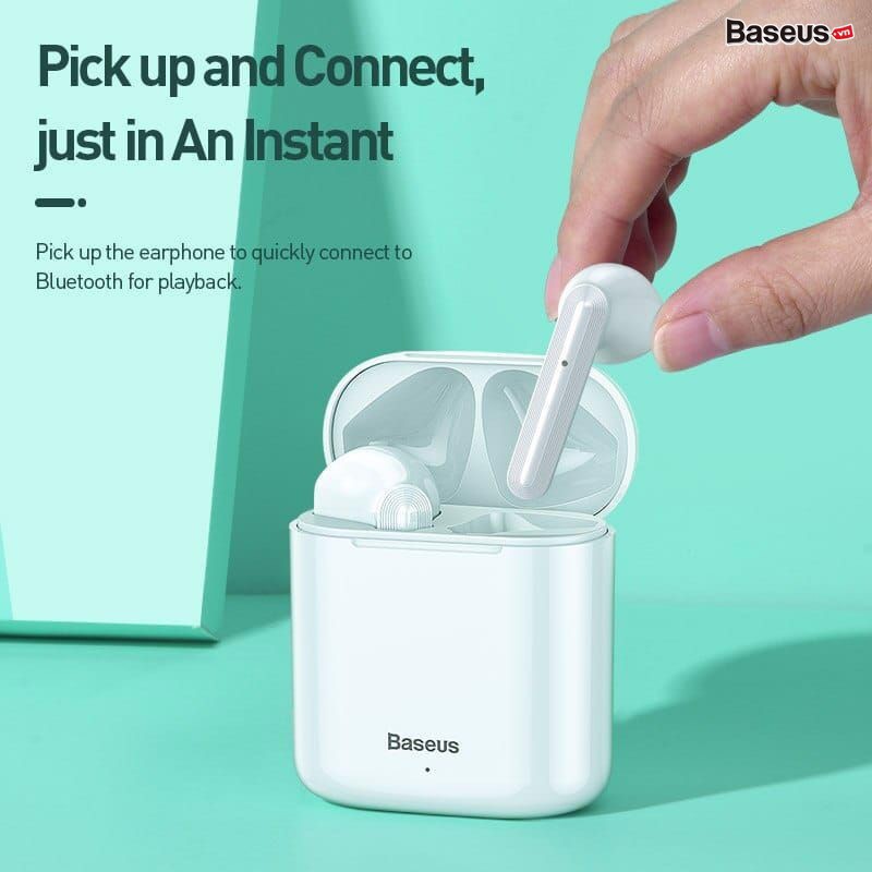 Tai nghe không dây cảm ứng Baseus Encok W09 True Wireless Earphones ( TWS, Intelligent Touch Control, Stereo Bass...)