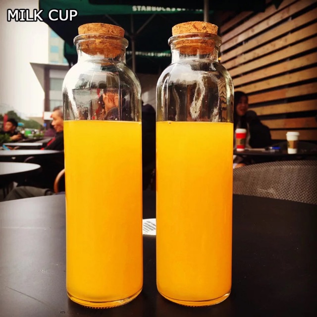 Combo 6 Chai thủy tinh dáng tròn 350ml
