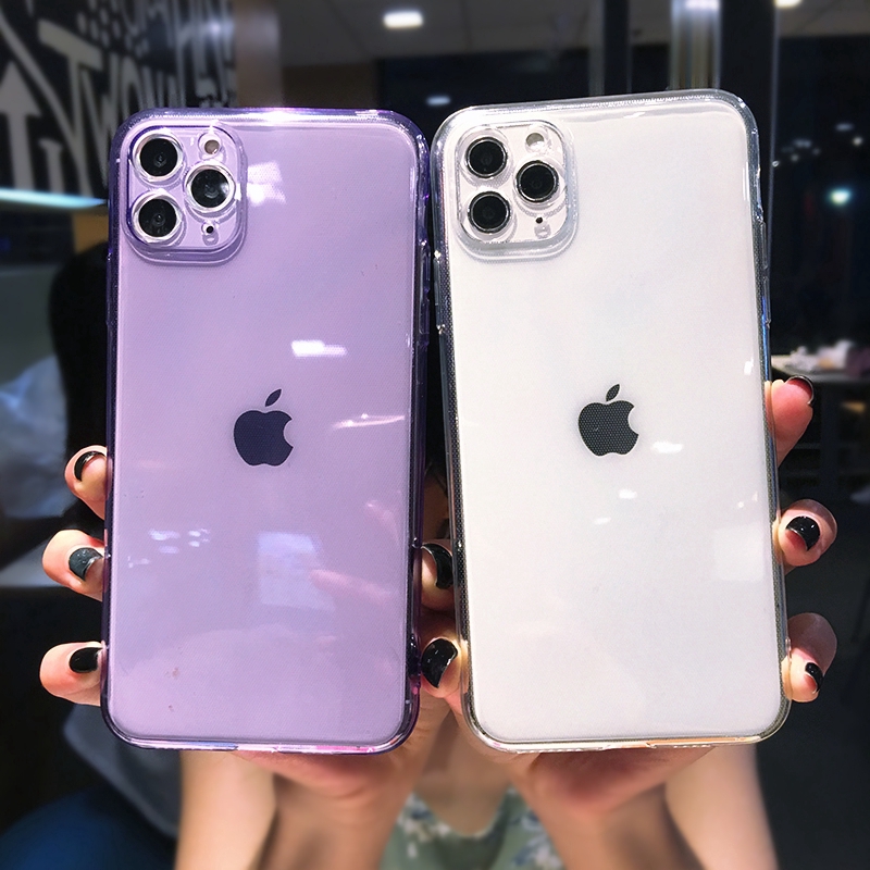 iPhone case iPhone 11 Pro Max x xr xsmax 7/8 plus Transparent tpu Fluorescent all-inclusive camera iPhone cover | BigBuy360 - bigbuy360.vn