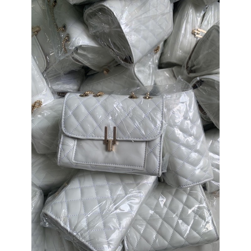 SALE tháng 5 Túi đeo chéo nữ thời trang, túi đeo chéo thêu ô khóa chử Y | BigBuy360 - bigbuy360.vn