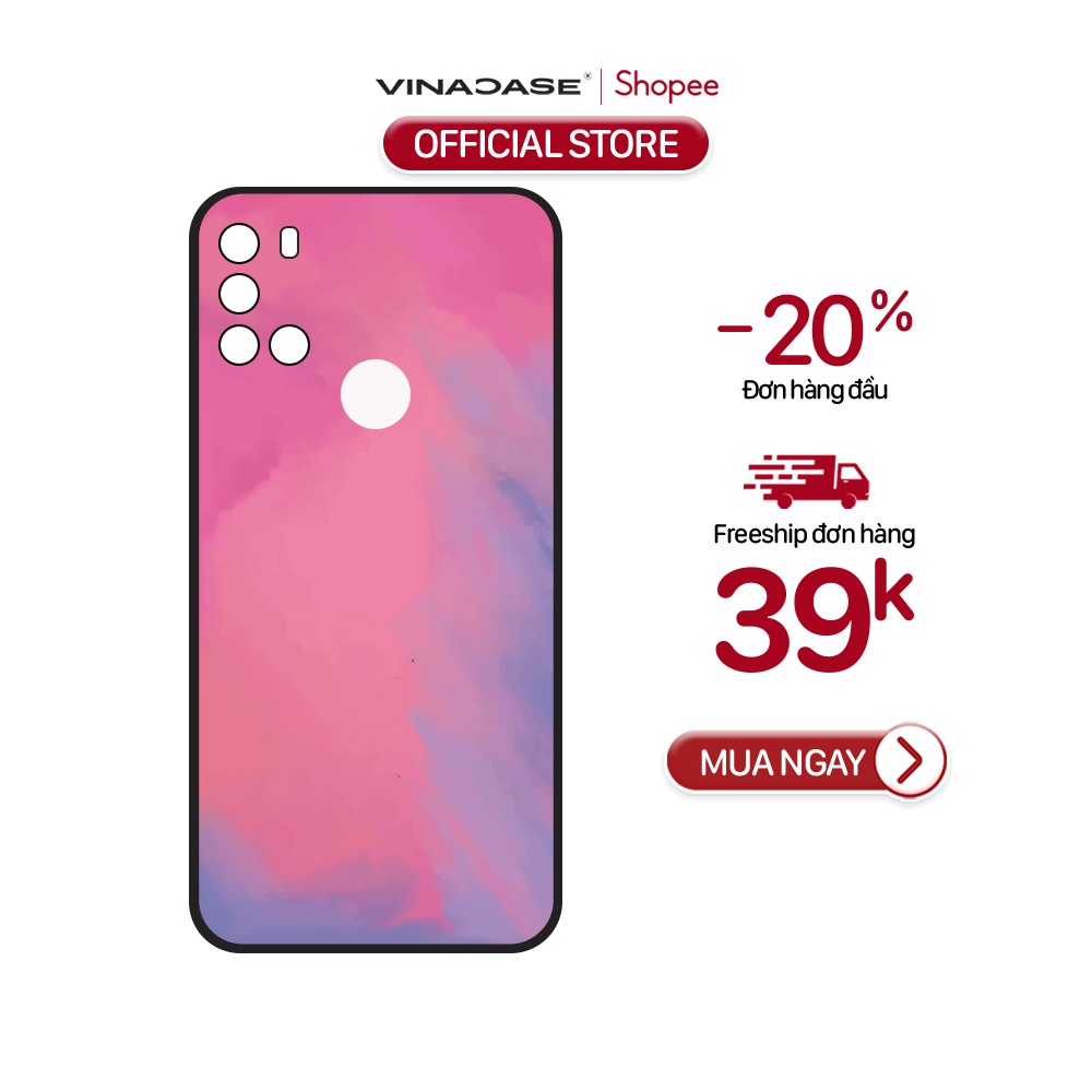 Ốp lưng Vina Case Vsmart Joy 3/Joy 4/Bee 3/...Silicone TPU dẻo đen viền bảo vệ camera in hình Water Colour