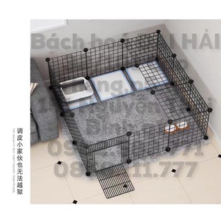 Chuồng quây thú cưng 37x111x111cm, chó mèo rùa thỏ bọ