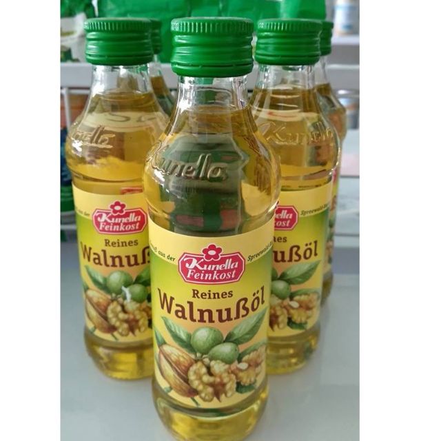 (Sỉ_ lẻ) [date mới nhất] Dầu óc chó Kunella Feinkost WalnuBol 100ml (Đức)