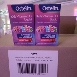 Vitamin D3 Ostelin 2.4ml cho bé từ sơ sinh và 20ml  cho bé từ 6m