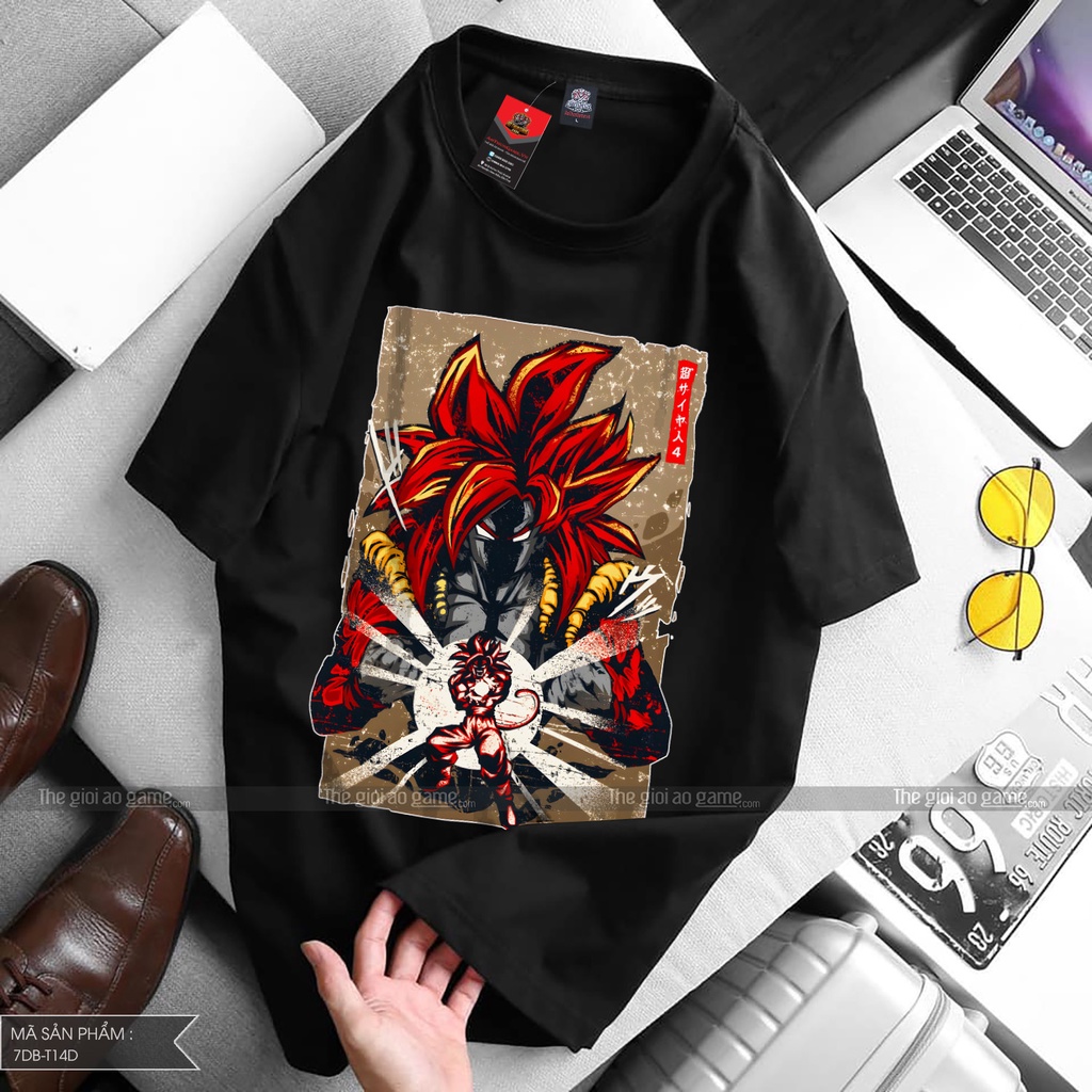 Áo dragon ball Goku nam nữ Áo phông Goku dragon ball  trắng đen form rộng unisex cotton co giãn thoáng mát TGAG T14