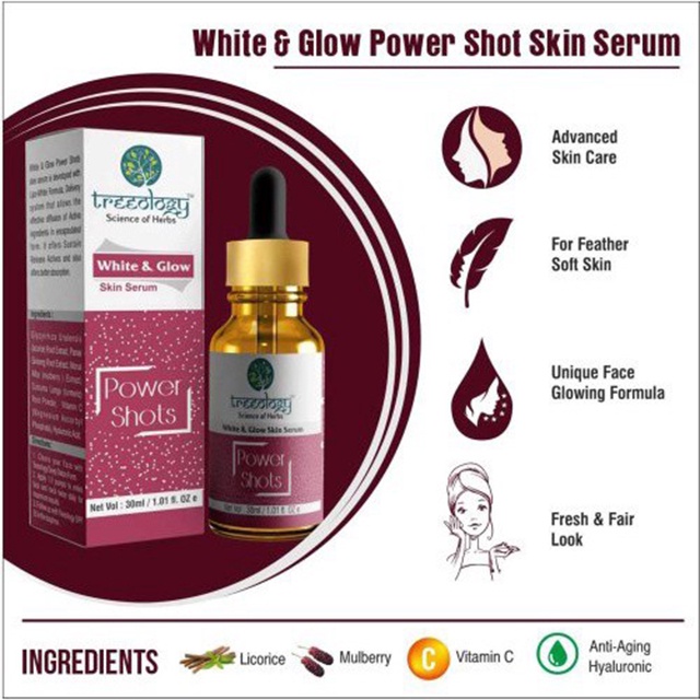 Serum Treeology Làm Trắng Và Sáng Da, Chiết Suất Nghệ, Cam Thảo, Dâu Tằm - Treeology White & Glow Skin Serum 30 ml
