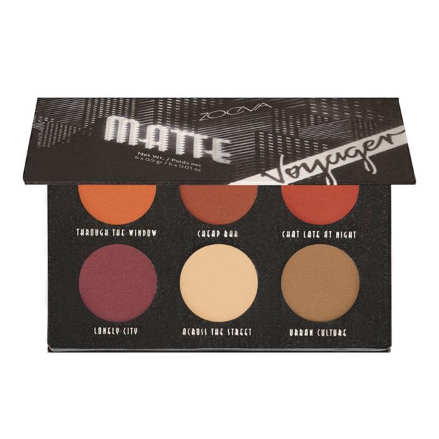 Phấn mắt Zoeva Matte Eyeshadow Palette (Travel size)