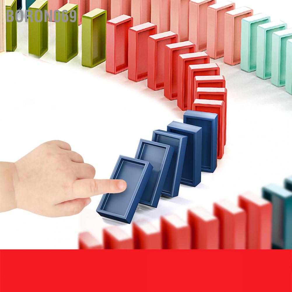 Bộ Đồ Chơi Lắp Ráp Xe Lửa Domino Dành Cho Trẻ Em