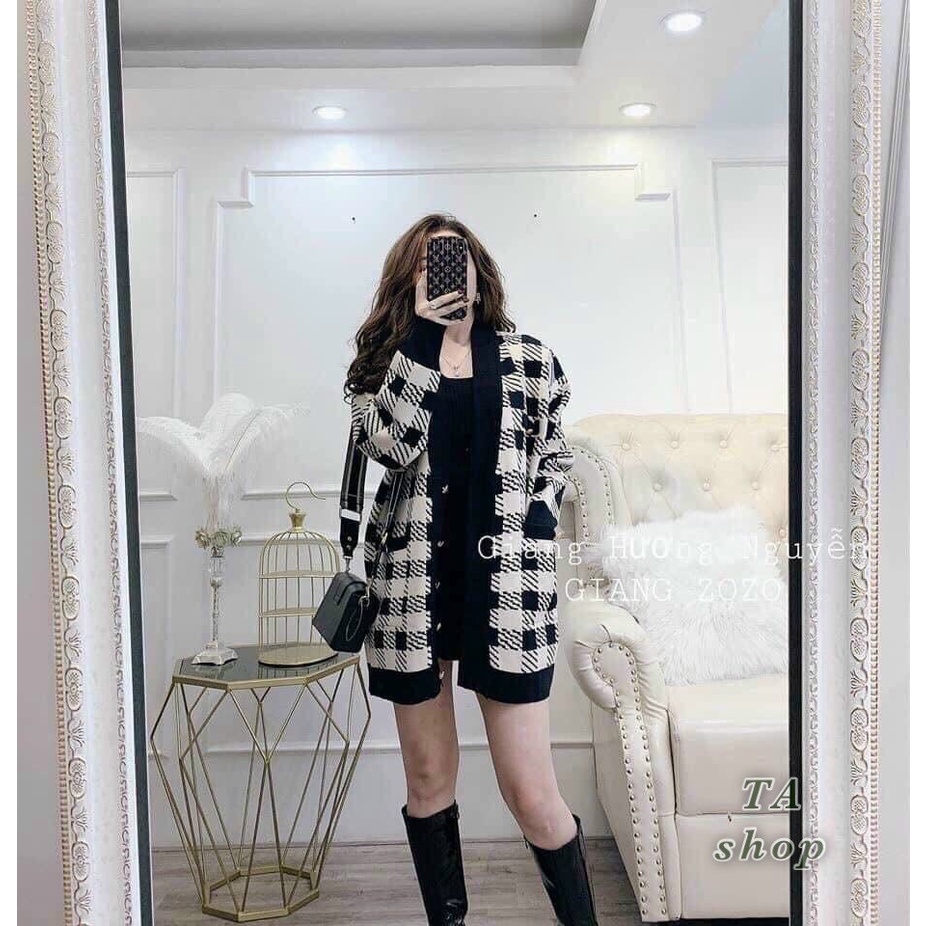 Áo cardigan len❤️𝑯𝒐𝒕𝒕𝒓𝒆𝒏𝒅❤️ kiểu dáng Hàn Quốc trẻ trung năng động. dễ phối đồ