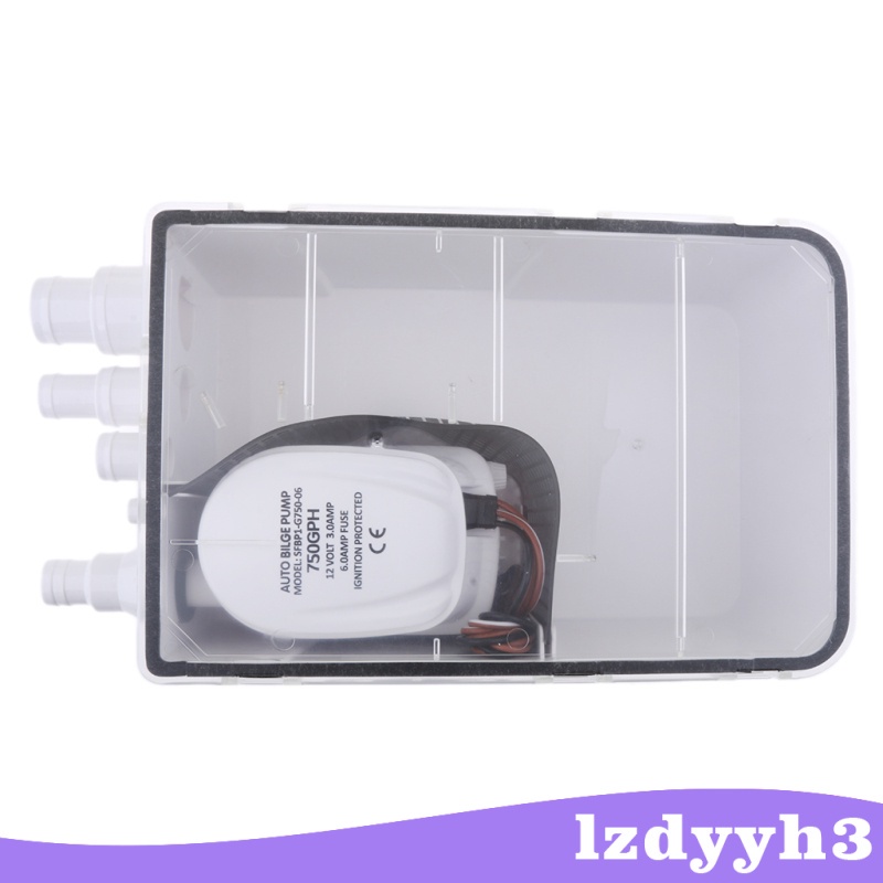 [giá giới hạn] 12V 600GPH Shower Sump Pump System Boat RV Bilge Drain Box