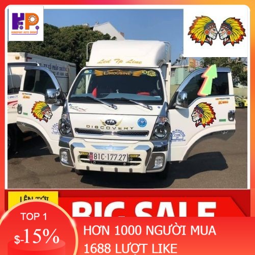 Tem dán xe tải HÌNH THỔ DÂN -decal  xe ô tô,  GIÁ SIÊU ÊM CHO 1 CẶP TEM ĐỘC  Thổ dân dán xe tải