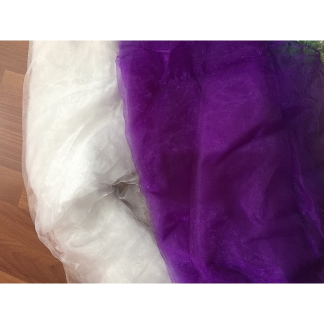 Vải voan may váy tutu cho bé